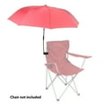 Ozark Trail Regular Chair Umbrella with Universal Clamp, Red (Chair Is