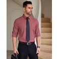 thumbnail image 2 of COOFANDY Men's Dress Shirt Classic Fit Button Up Shirts Long Sleeve Stretch Wrinkle-Free Shirt, 2 of 6