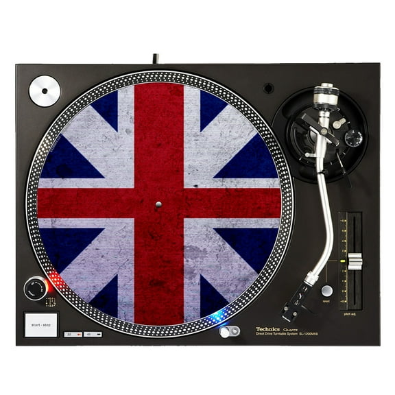 KuzmarK 12" DJ Turntable Slipmat - Union Jack