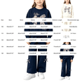 thumbnail image 3 of LNMQLPDBS Baby Girls Bow Print Sweatsuit Set Toddler Crewneck Pullover Top and Cute Jogger Pants Casual 2 Piece Activewear Outfit with 3D Bow for School Daily Wear, 3 of 3