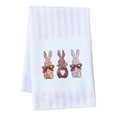 thumbnail image 2 of 1PC Easter Dish Towels, Kitchen Towels, Happy Easter Bunny Napkins, Dish Cloth for Bathroom Kitchen, Gifts for Mom Mother's Day Spring Summer Kitchen Decoration Hand Towels, 2 of 9