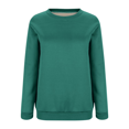 thumbnail image 4 of Fleece Lined Sweatshirts for Women Winter Warm Long Sleeve Pullover Casual Round Neck Thickened Solid Fall Tops, 4 of 7