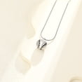 thumbnail image 5 of Baseball Urn Necklace for Ash Stainless Steel Cremation Jewelry Memorial Pendant Keepsake for Loved Ones, 5 of 6