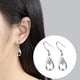 thumbnail image 2 of Pendientes de mujer Pendientes largos de plata Pendientes temperamentales Pendientes para mujeres y niñas, 2 of 5