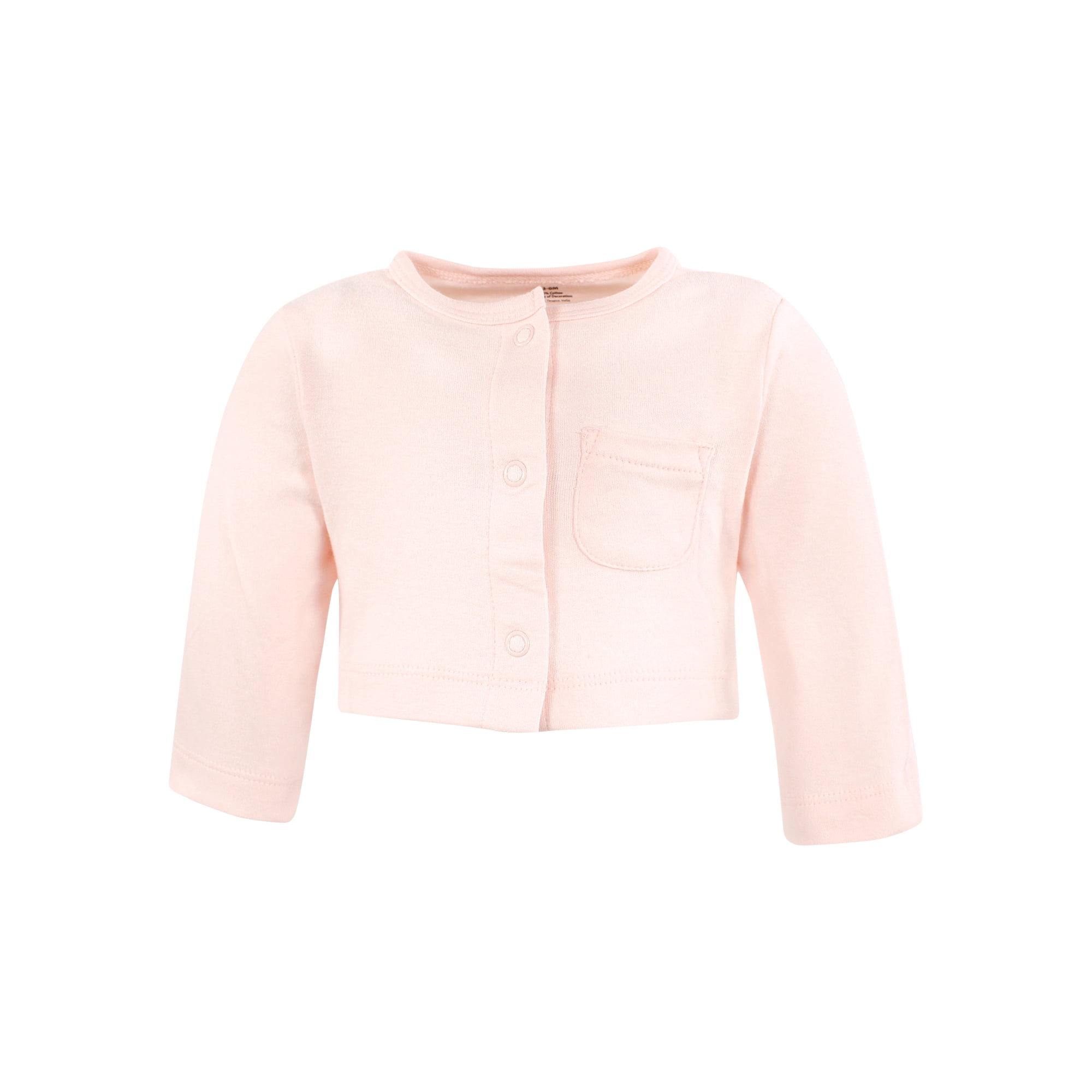 Hudson Baby Infant and Toddler Girls Cotton Dress and Cardigan Set, Pastel Wildflower, 12-18 Months