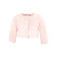 thumbnail image 5 of Hudson Baby Infant and Toddler Girls Cotton Dress and Cardigan Set, Pastel Wildflower, 0-3 Months, 5 of 5