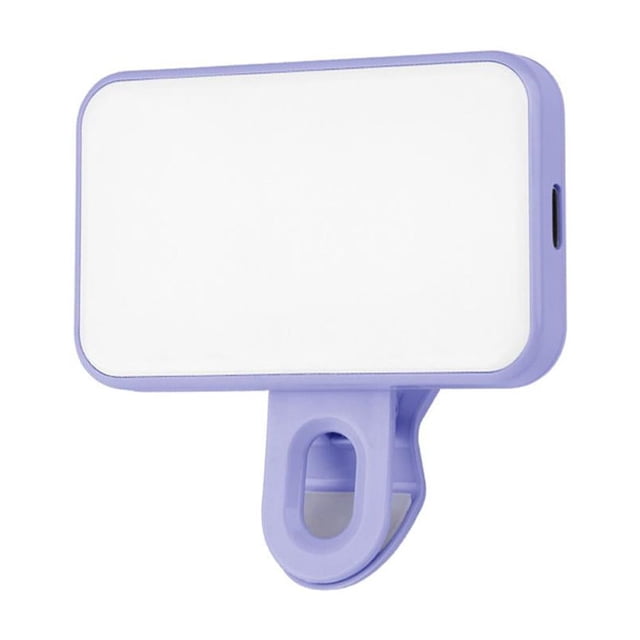 SharkTRUE Lumière de Remplissage pour Vidéoconférence Premium : Luminosité Réglable, 24 Perles, 3 Modes d'Éclairage, Design Portable à Clipser