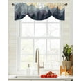 thumbnail image 3 of Mountain Pine Woods Sun Window Curtain Kitchen Cabinet Coffee Tie-Up Valance Curtain Rod Pocket Short Curtain, 3 of 6