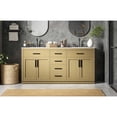 thumbnail image 2 of Elegant Kitchen and Bath Alden 72 inch Double Bathroom Vanity in Honey Brown, 2 of 10