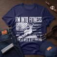 thumbnail image 4 of Jollimate I'm Into Fitness Deer In My Freezer Shirt, Funny Men's Hunting Graphic Tee, Cool Retro American Men's T-Shirt, 4 of 6