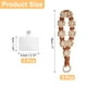 thumbnail image 2 of Uxcell 2 Pcs Correa para Muñeca de Teléfono con Puntos de Sujeción, Pulsera Lanyard para Teléfono Celular Hecha a Mano para Mujeres y Niñas, Caqui, 2 of 7