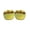 24K MirrorCoat Polarized, variant on Vonxyz High Intensity Yellow Lenses Replacement for RW4012 Wayfarer(Gen 2) 53mm Sunglass
