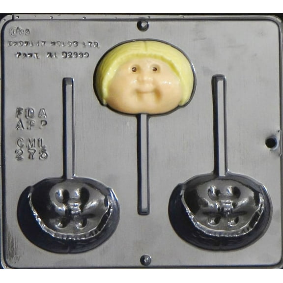 275 Cabbage Baby Boy Lollipop Chocolate Candy Mold
