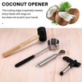 thumbnail image 4 of Kit de abridor de cocos de acero inoxidable, kit de abridor de cocos, kit de abridor de cocos, juguetes para gatear, juguete de pollo interactivo con sensor de presión por inducción infrarro, 4 of 5
