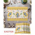 thumbnail image 6 of Easter Placemats Set of 6, Gold Egg Bunny Blue Flowers Placemat for Dining Table Decorations, Spring Plant Leaf Place Mats, Spring Table Mats for Kitchen Dinner Seasonal Holiday Party Decor, 6 of 6