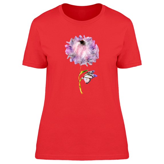 Galaxy Flower And Butterfly Tee Women's -Image by Shutterstock