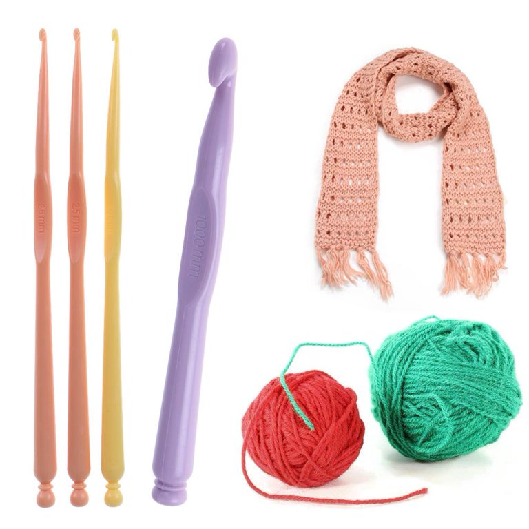TSV 12 Sizes Crochet Hooks Set, 2mm-8mm Ergonomic Crochet Hooks Knitting  Needles Craft Hook for Arthritic Hands