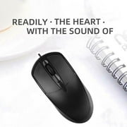 USB Wired Mouse Optical 1200 DPI Suitable for Laptop Notebook and PC Enhances Precision for Office and Gaming