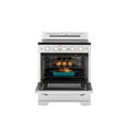 thumbnail image 2 of Unique 30" Classic Retro Electric Range Marshmallow White, 2 of 11