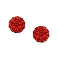 thumbnail image 2 of Bling Jewelry Womens Elegant  Pave Crystals Drop Ball Earrings 8MM, 2 of 5