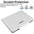 thumbnail image 7 of Feishell Luxury Leather Smart Cover for iPad 10th Gen 10.9" 2022,Magnetic Flip Auto Kickstand Card Slots Shockproof Anti-Scratch Wake/Auto Sleep Folio Protective Case,White, 7 of 7