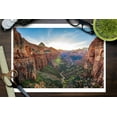 thumbnail image 3 of Zion National Park, Canyon View, Photography A-91618 (9x12 Wall Art Print, Home Decor), 3 of 3