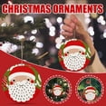 thumbnail image 3 of Fiudx Adornos Navideños de Madera, Diseño de Animales de Doble Cara, Decoración Festiva para El Árbol, Intercambio de Regalos de Oficina, Celebración Navideña, 7 Cm de Diámetro, Juego de 5 Piezas, 3 of 7