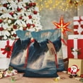 thumbnail image 6 of Naloa Dancing Whale Drawstring Christmas Bags, 3D Xmas Gift Bags, Christmas Wrapping Bags, Xmas Goodie Bags, Treat Pouch Bags, Party Favor Bags-Medium, 6 of 9