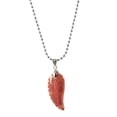 thumbnail image 1 of Piedras Naturales Talladas De ángel Colgante Collar Para Mujeres Hombres, Un Perfecto Para Un Ser Querido Salvador  Collar de ala en ángulo, 1 of 5