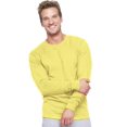 thumbnail image 1 of Hanes Beefy-T T-Shirt à Manches Longues pour Hommes, P, Jaune, 1 of 1