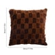 thumbnail image 3 of Uuiauoio Plush Grid Pillow Cover, Soft Lint Checkerboard Cushion Case for Sofa and Living Room, Zippered Decorative Throw Pillow Cover , Options for Home Decor, 3 of 6