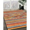 thumbnail image 2 of Ahgly Company Indoor Rectangle Abstract Camel Brown Abstract Area Rugs, 5' x 7', 2 of 6