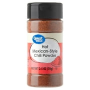 Great Value Hot Mexican-Style Chili Powder, 2.5 oz