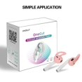 thumbnail image 2 of Onecut 5 Pares De Almohadillas De Silicona Compatibles Con Airpods 1 Y 2, Suaves, Antideslizantes, Deportivas, Anticaídas, De Gel, Accesorios Protectores (Rosa), 2 of 5