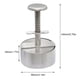 thumbnail image 2 of Patty Round Making Mold Accesorios de herramientas de cocina de acero inoxidable (8 CM), 2 of 9