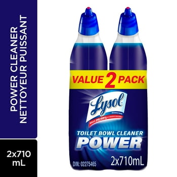 Lysol Bathroom cleaning- Toilet Bowl Cleaner, Power, 710ml, Pack of 2