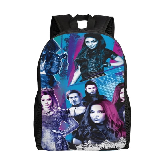 Descendants Cartoon Backpack Cute Large Capacity Casual School Unisex Laptop Bags Travel Sports Daypack Bookbags