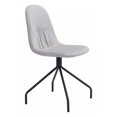 thumbnail image 3 of Slope Dining Chair (Set of 2) Light Gray, 3 of 9