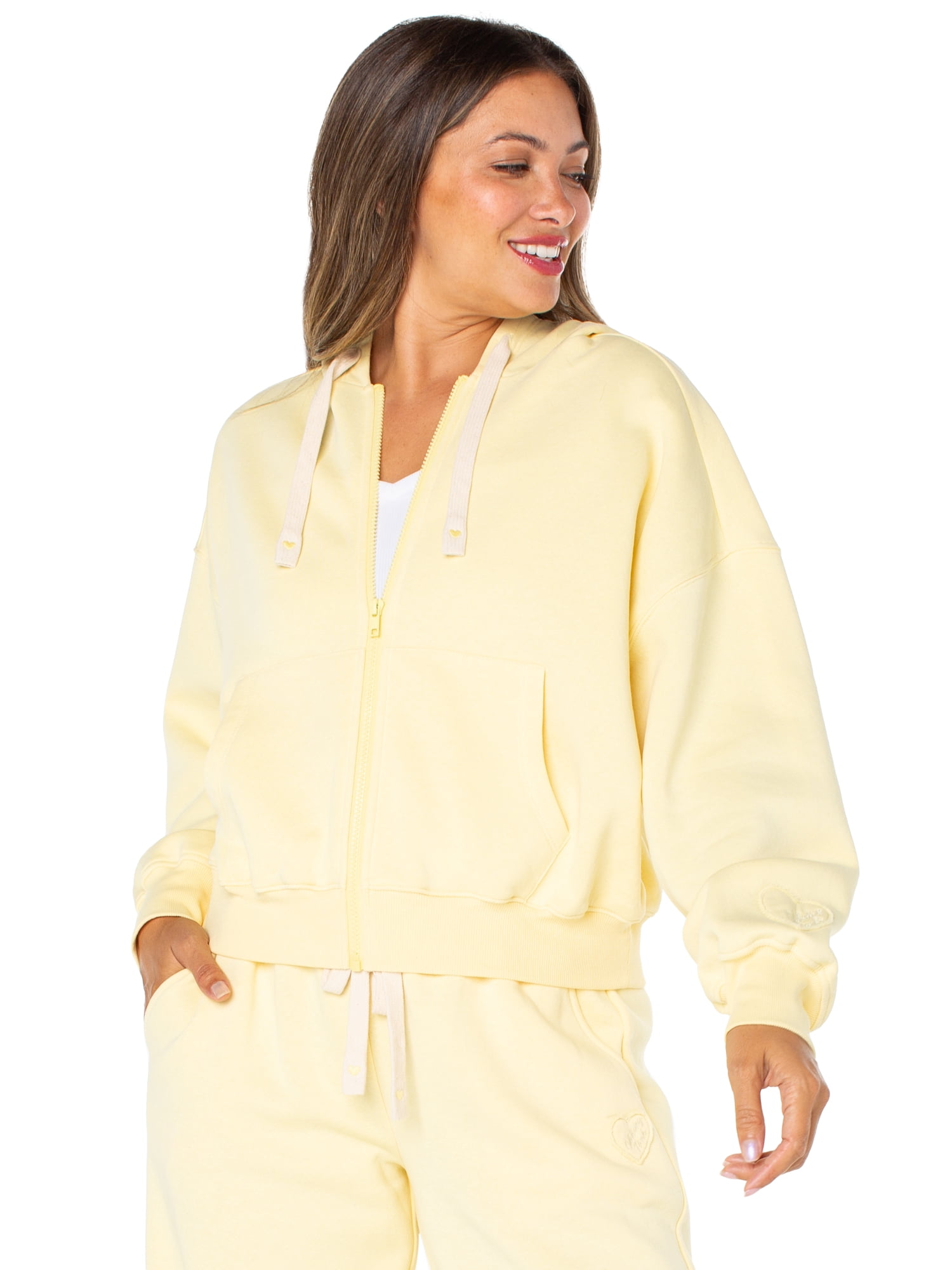 Celebrity Pink Women's Zip Front Hoodie, Sizes XS-4X