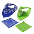 thumbnail image 4 of KRONDO Handkerchiefs for Men Bandana Sided Colored Head Bandanas Paisley Dozen Set Cowboy Scarf Multi Double Handkerchief Handkerchiefs for Women Mens Handkerchiefs (Clearance) Multicolor Polyester, 4 of 6