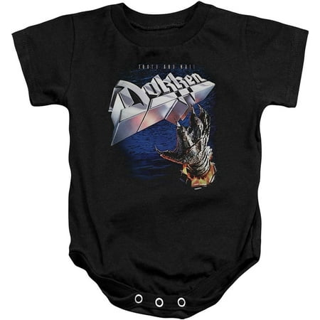 

Dokken Tooth and Nail Unisex Baby Snapsuit Black LG (18 Mos)