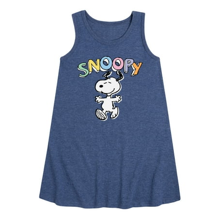 

Peanuts - Snoopy Sketchy - Youth Girls A-line Dress
