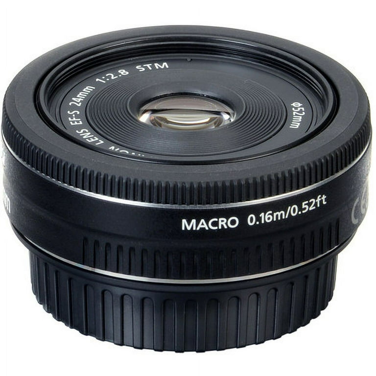Canon EF-S 24mm f/2.8 STM Lens + Buzz-Photo Basic Bundle - Walmart.com