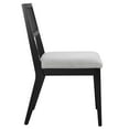 thumbnail image 6 of Side Dining Chair, Set of 2, Gray, Fabric, Wood, Bar Pub Cafe Bistro Dining Kitchen Hospitality Restaurant, Modern Contemporary, HB37052, 6 of 10