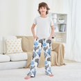 thumbnail image 6 of joogoo Blue Coral Pajama Pants Pj Bottoms Sleepwear Lounge L, 6 of 9