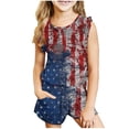 thumbnail image 1 of LSLJS Mode Girls' Casual Hauts Sans Manches Col Round Neck Imprimé Court Pants Sets, Toddler Girls Outfit Sets, 1 of 8