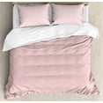thumbnail image 1 of Celtic Duvet Cover Set, Vibrant Old Style Tied Celtic Lines in Clover Shape Simple Soft Colored Illustration, Decorative 3 Piece Bedding Set with 2 Pillow Shams, Queen Size, Pink White, by Ambesonne, 1 of 3