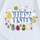 thumbnail image 2 of Gibobby blusas de cuello Ropa de verano para niños, estilo de Europa y Unidos, camiseta de manga corta para niñas, camiseta con estampado de conejito de Pascua y cuello redondo （Blanco， 8-9 Años), 2 of 5