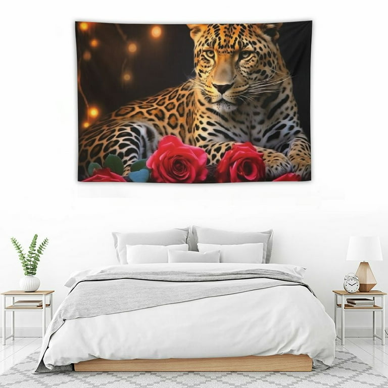 Cheetah print tapestry hotsell