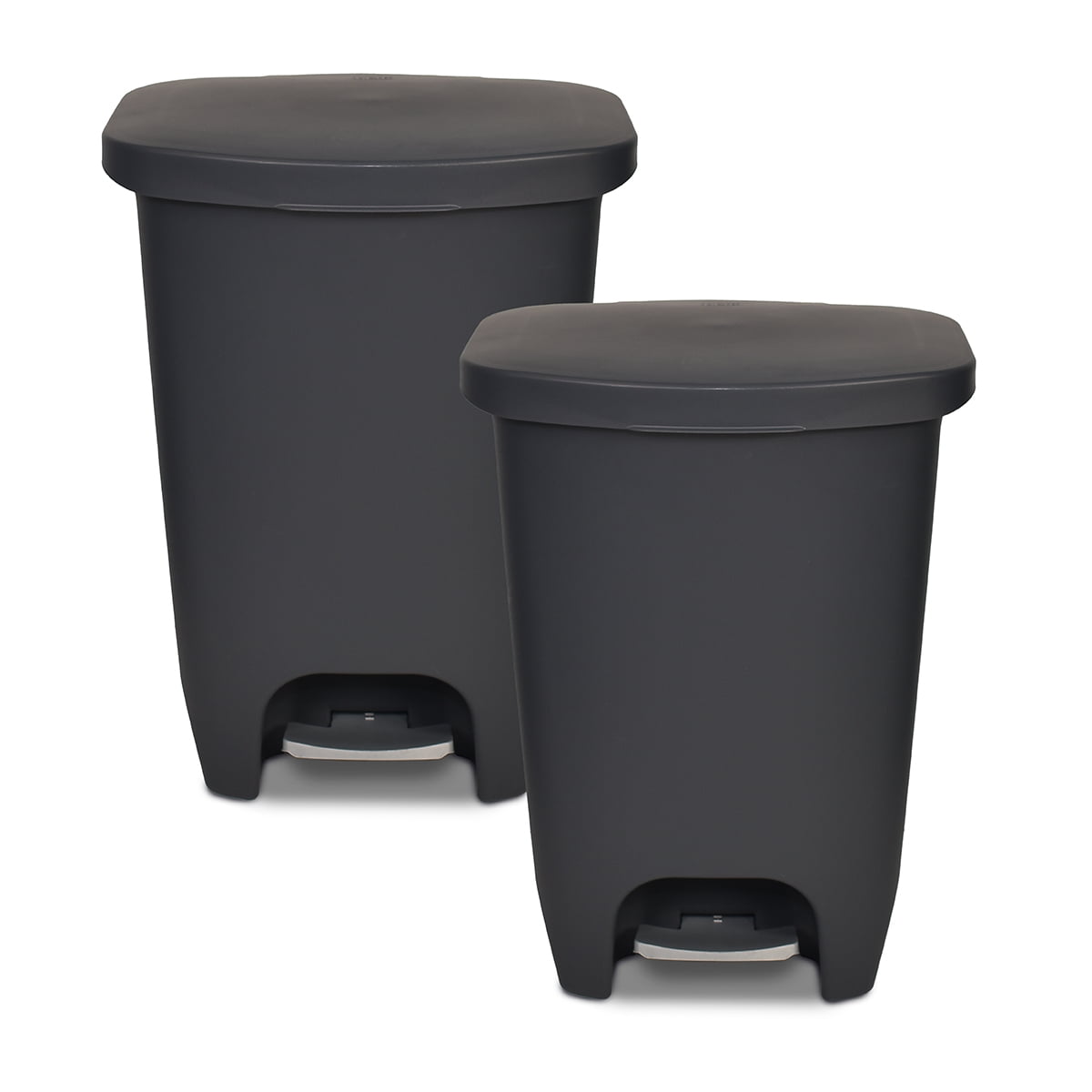 Bonwete Waste Basket for Bathroom Kitchen Non-Slip Indoor Rubbish Bin Removable Inner Garbage Bin